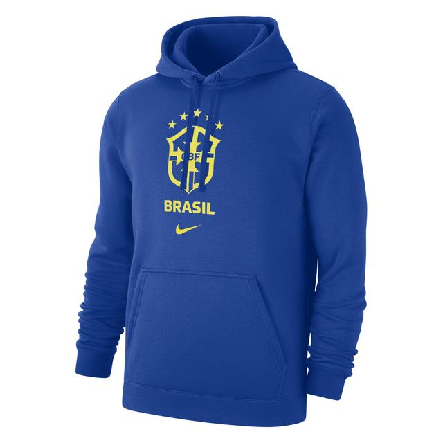 Brazil Club Fleece Nike Men's Soccer Pullover Hoodie Product Image