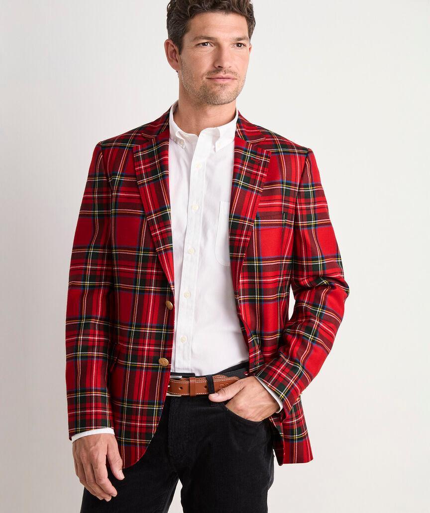 Tartan Moon Wool Blazer Product Image