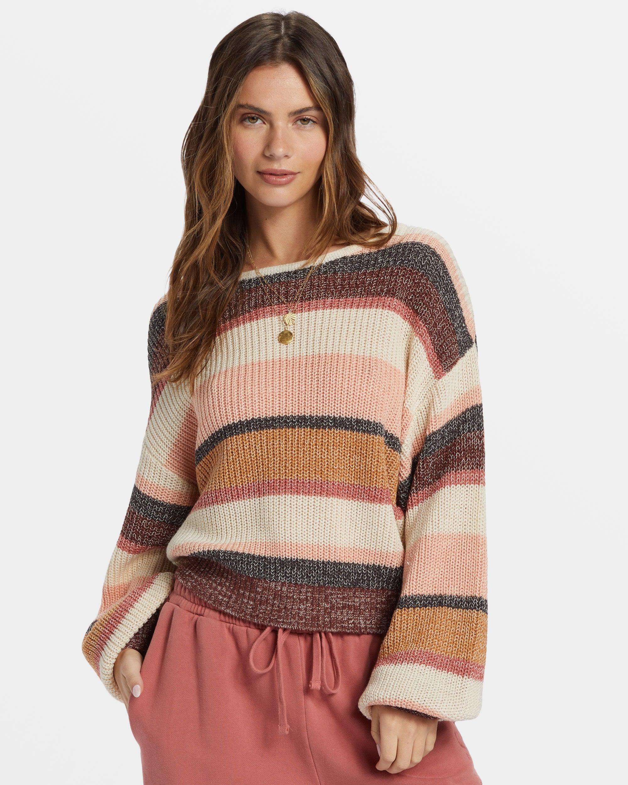 Light Wave Pullover Sweater - Choc Chip Female Product Image