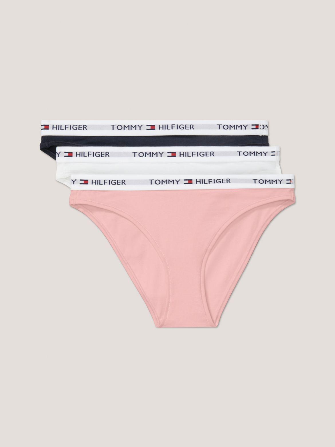 Tommy Hilfiger Women's Tommy Logo Bikini Brief 3-Pack Product Image