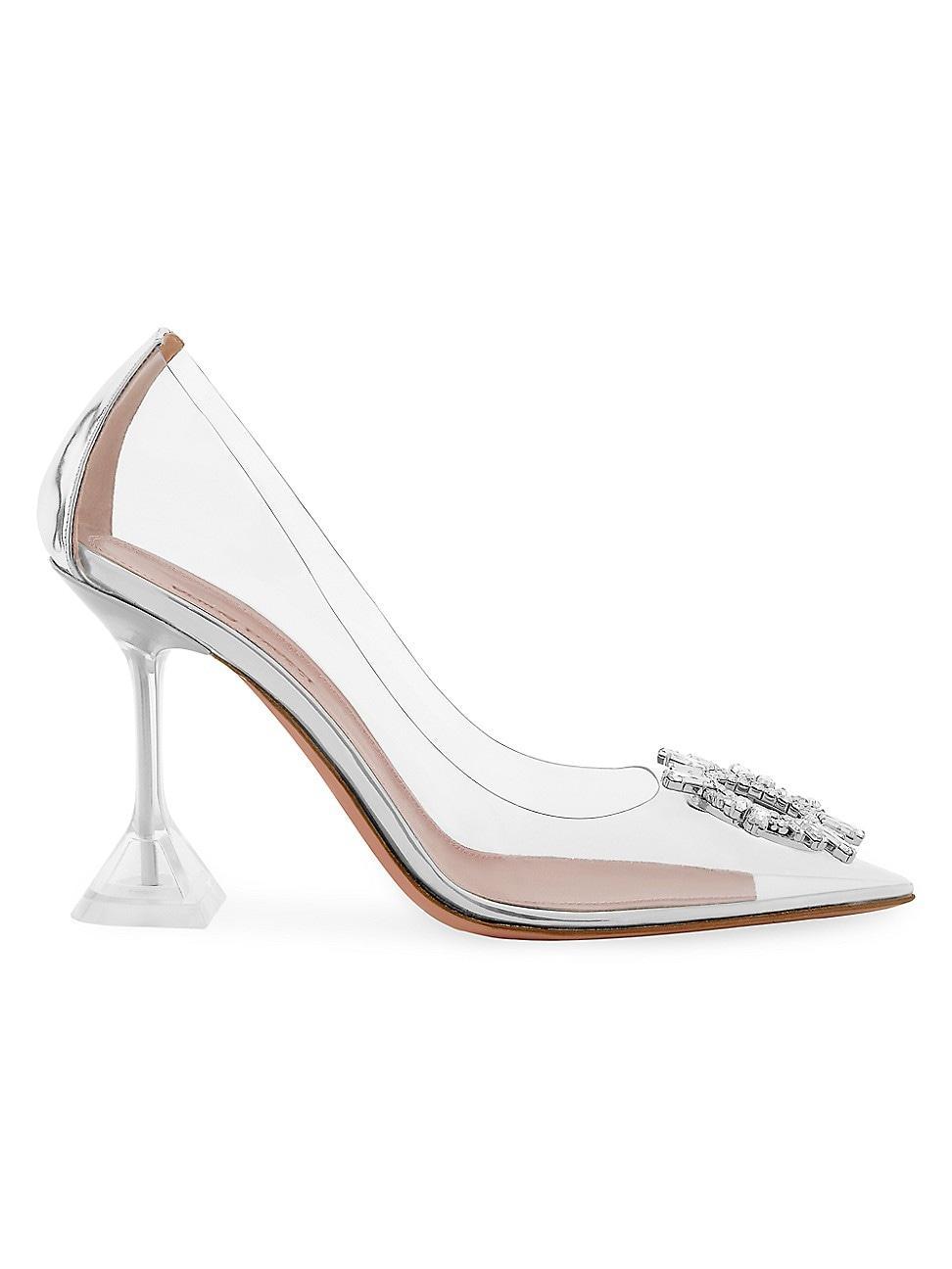 Womens Begum 95MM Transparent PVC Pumps Product Image