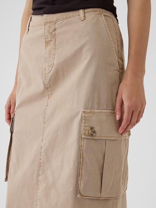 Utility Cargo Midi Skirt Product Image