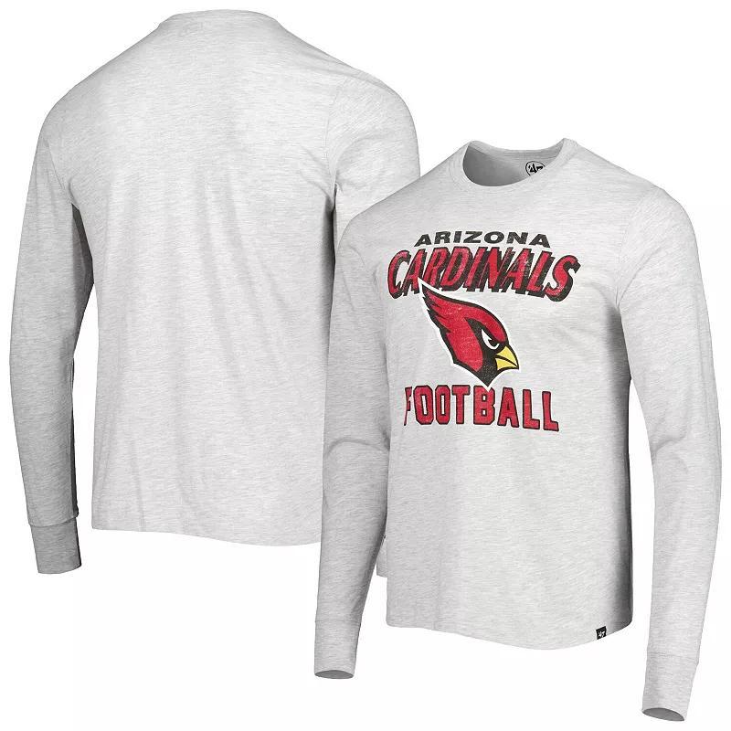 Mens 47 Heathered Gray Arizona Cardinals Dozer Franklin Long Sleeve T-Shirt Product Image