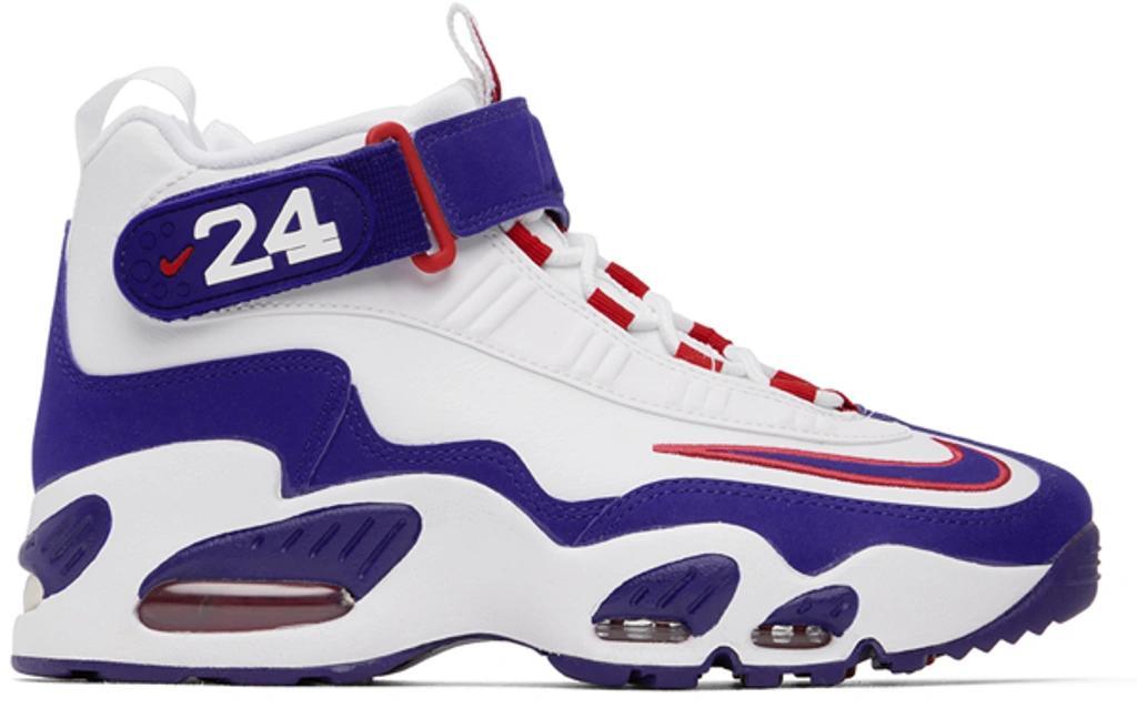 White & Blue Air Griffey Max 1 Sneakers In White/old Royal-gym Product Image