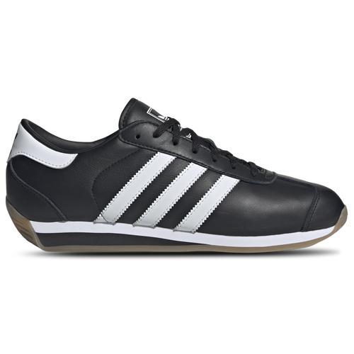 adidas Originals Mens adidas Originals Country II - Mens Running Shoes Black/White/Carbon Product Image