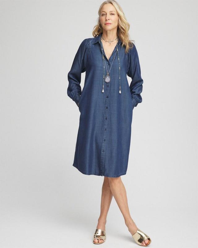 Women's Dolman Sleeve Shirt Dress Product Image