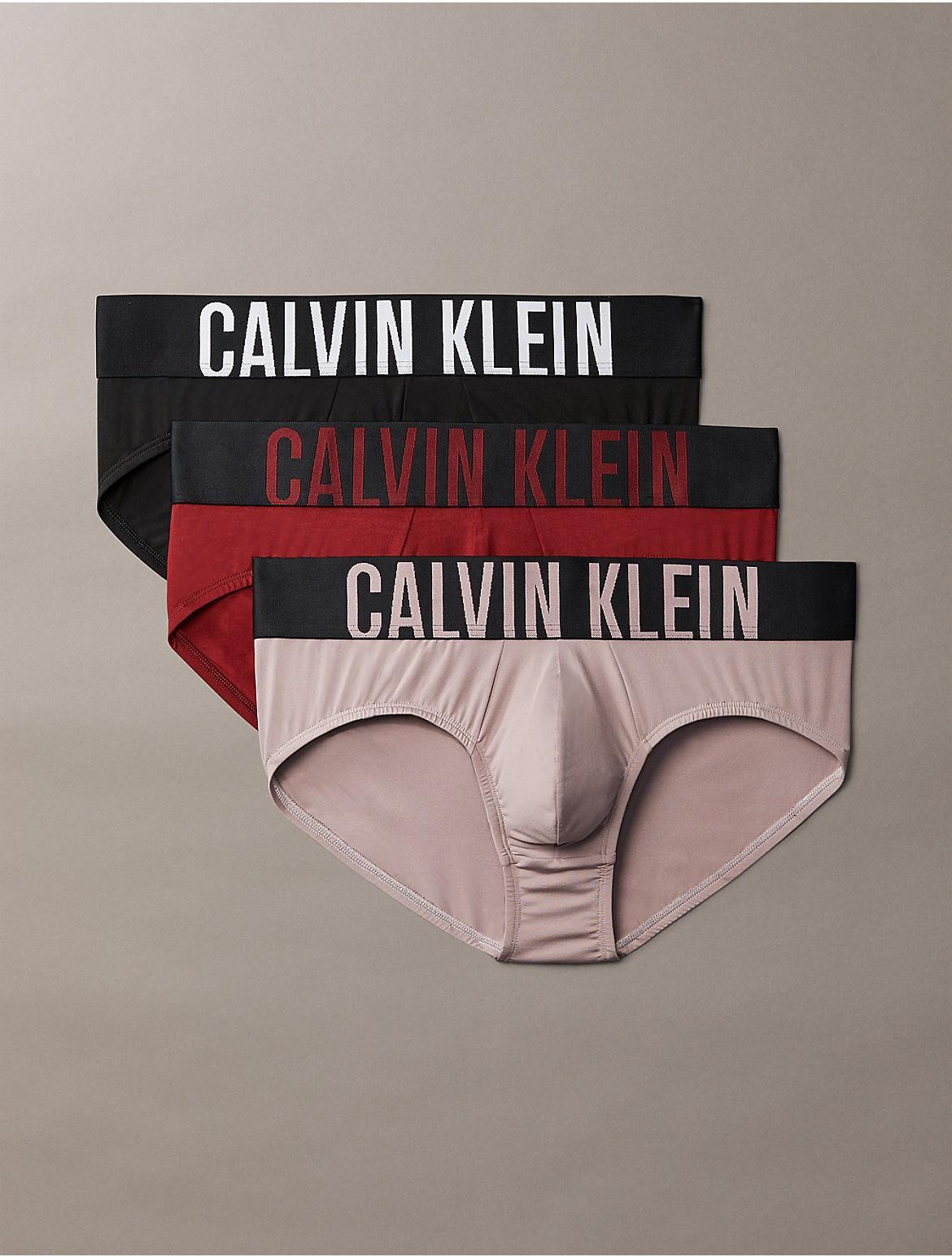 Calvin Klein Mens Intense Power Micro 3-Pack Hip Brief - Multi - M Product Image