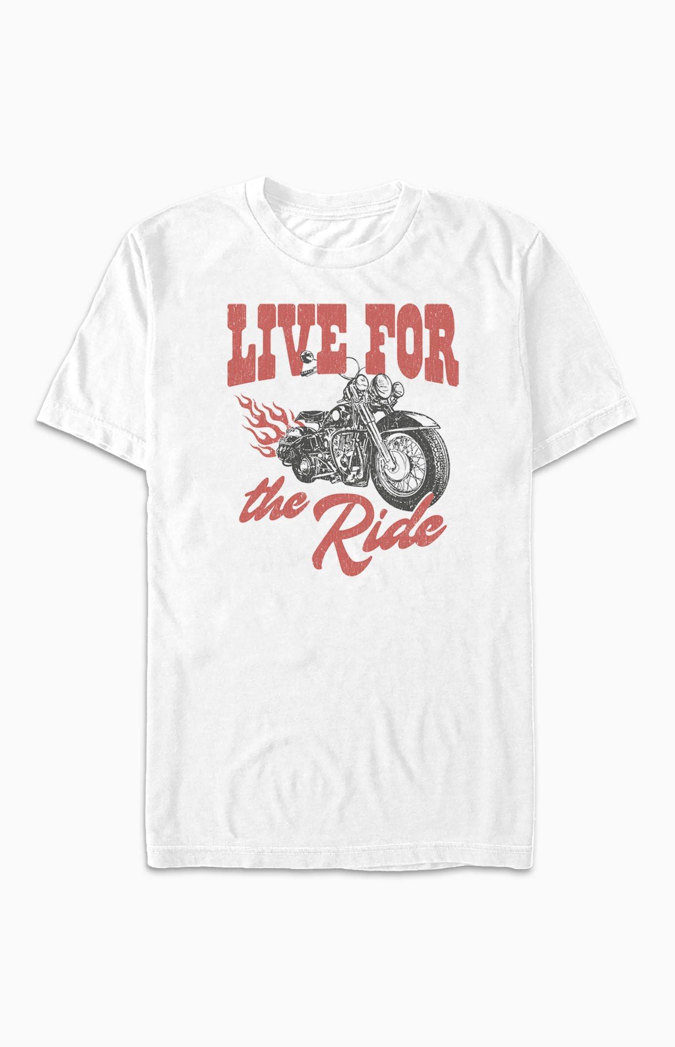 Mens Live For The Ride T-Shirt Product Image