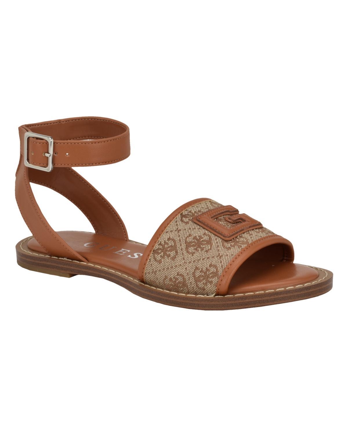 Guess Womens Shay Logo One Band Sandal with Ankle Strap Product Image