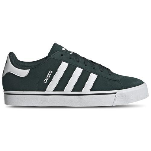 adidas Originals Mens adidas Originals Campus Vulcanized - Mens Soccer Shoes Green Night/White/Gum Product Image