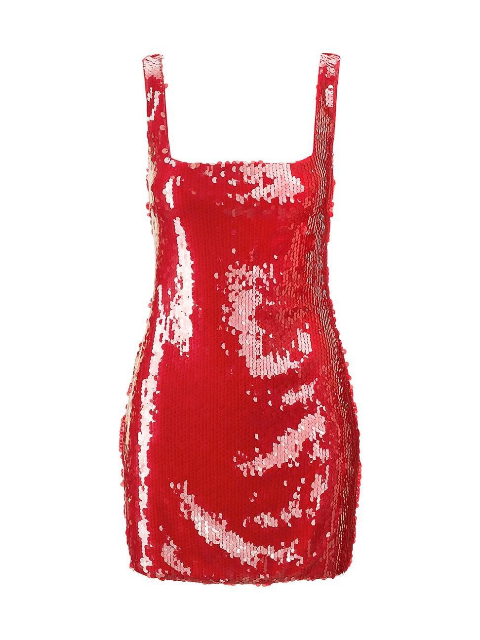 Womens Eclipse Sequined Minidress Product Image