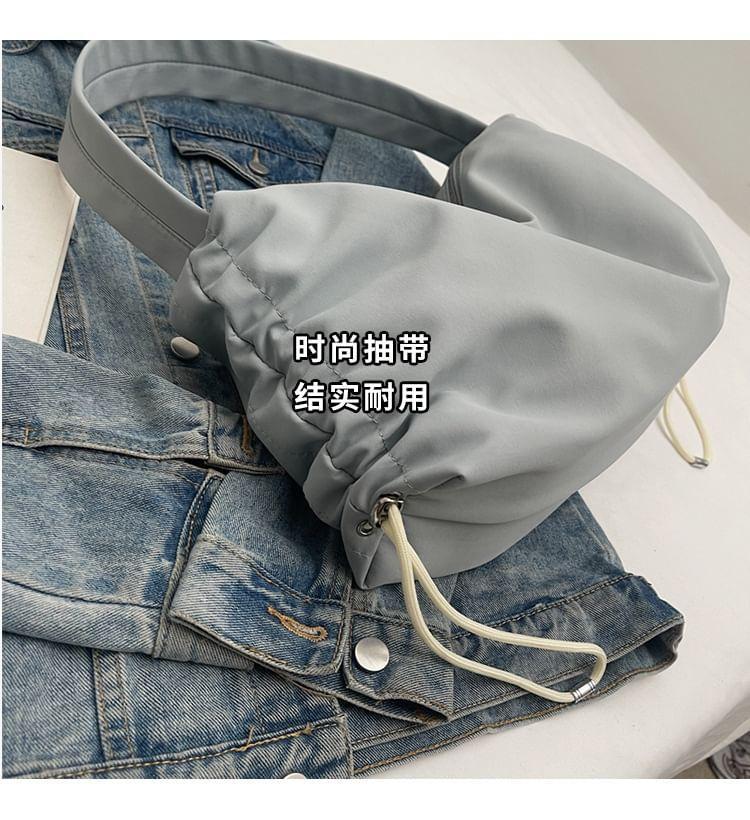 Plain Drawstring Tote Bag product image