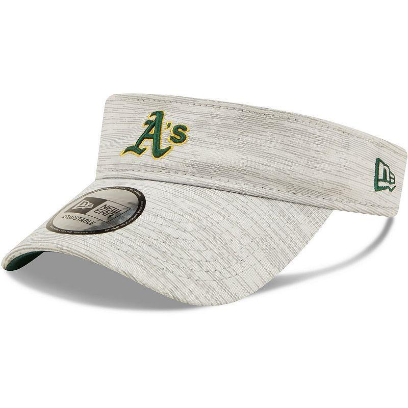 Mens New Era Gray Oakland Athletics Distinct Visor Product Image