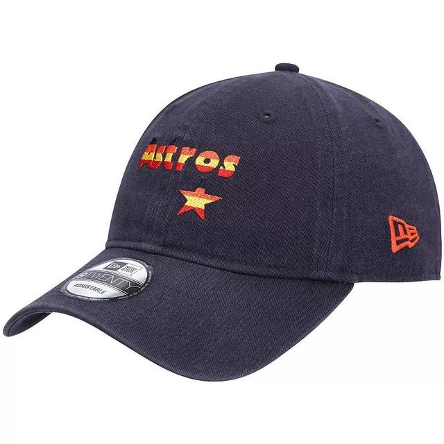 Mens New Era Houston Astros Fashion Core Classic 9TWENTY Adjustable Hat, Blue Product Image