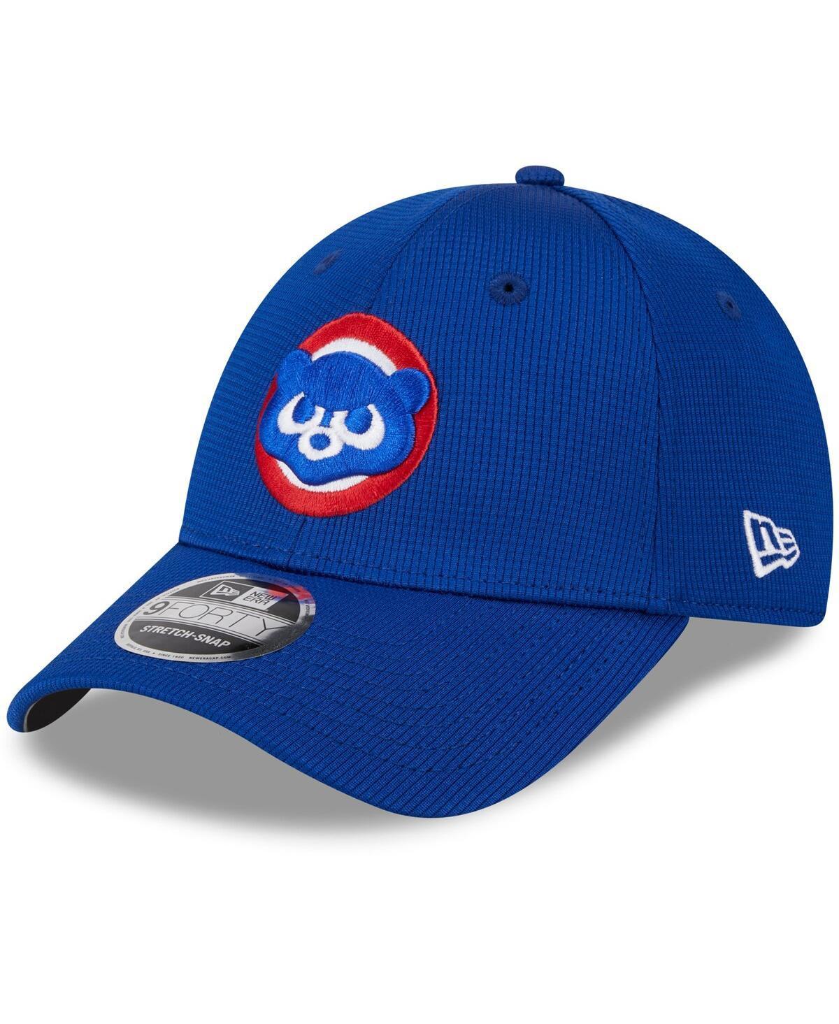 Mens New Era Royal Chicago Cubs 2024 Batting Practice 9FORTY Adjustable Hat Product Image