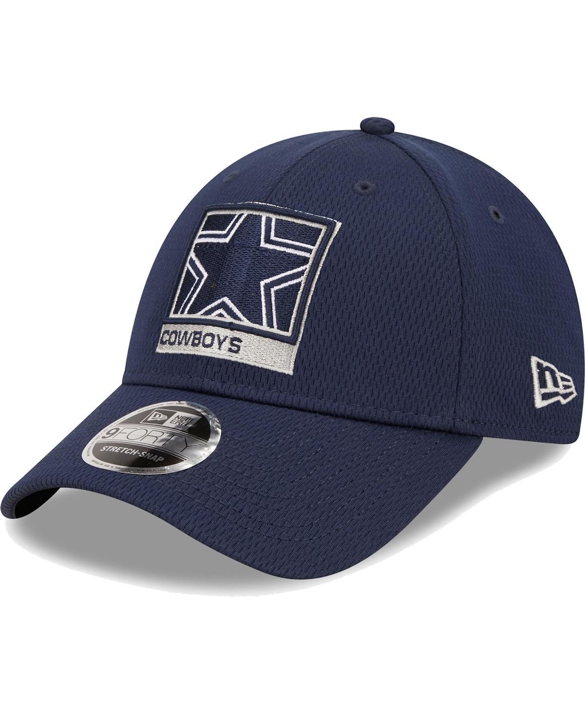 Mens New Era Dallas Cowboys Framed AF 9FORTY Snapback Hat, Blue Product Image