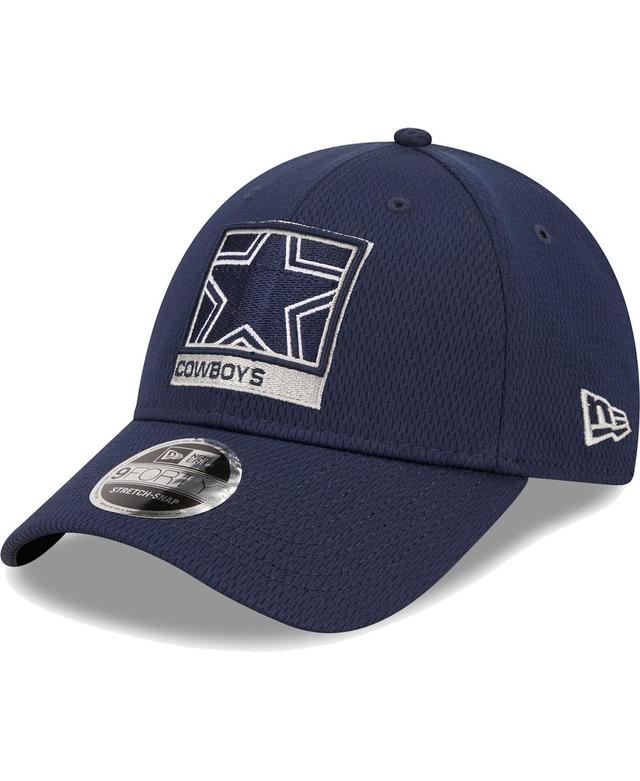 Mens New Era Navy Dallas Cowboys Framed Af 9FORTY Snapback Hat Product Image