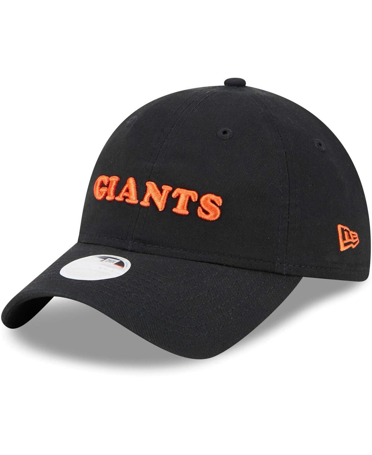 Womens New Era Black San Francisco Giants Shoutout 9TWENTY Adjustable Hat Product Image