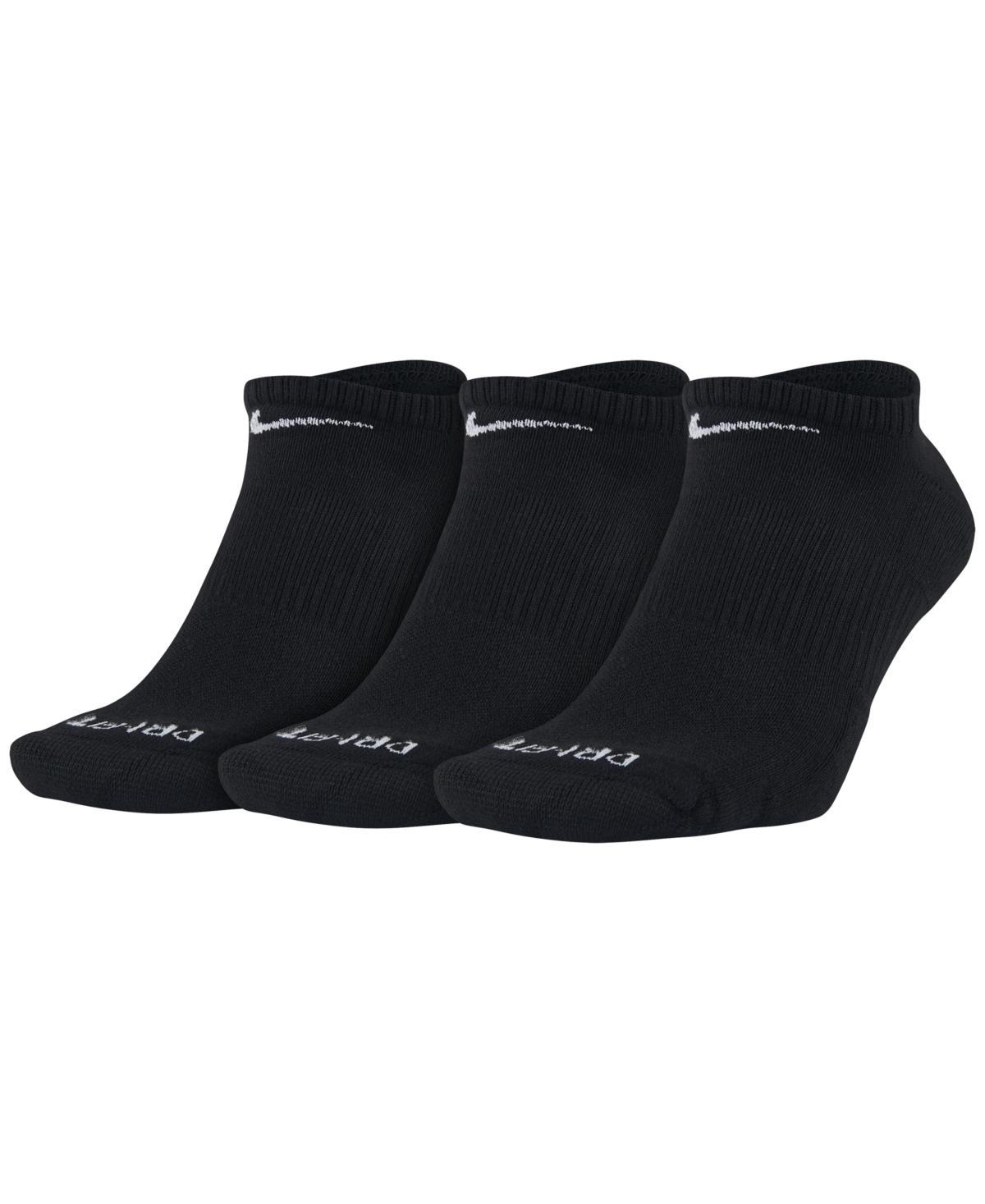 Nike Mens Nike 3 Pack Dri-FIT Plus No Show Socks - Mens Product Image