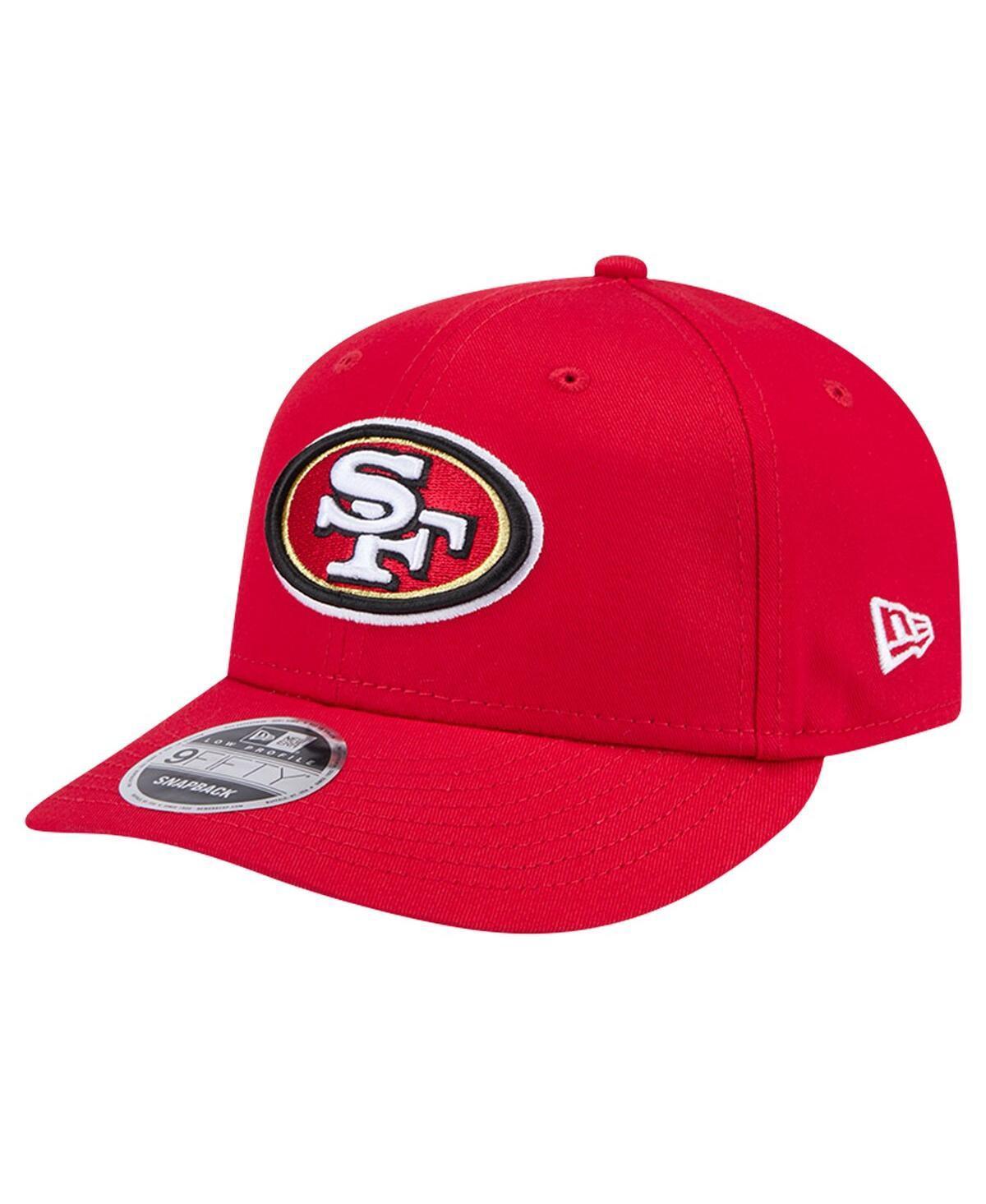 Mens New Era Scarlet San Francisco 49ers Main Low Profile 9FIFTY Snapback Hat Product Image