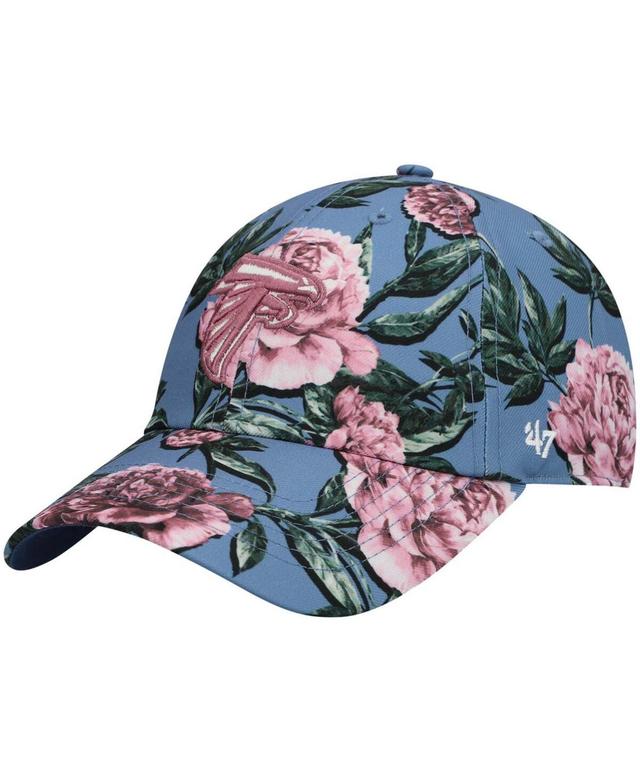 Womens Blue Atlanta Falcons Peony Clean Up Adjustable Hat Product Image