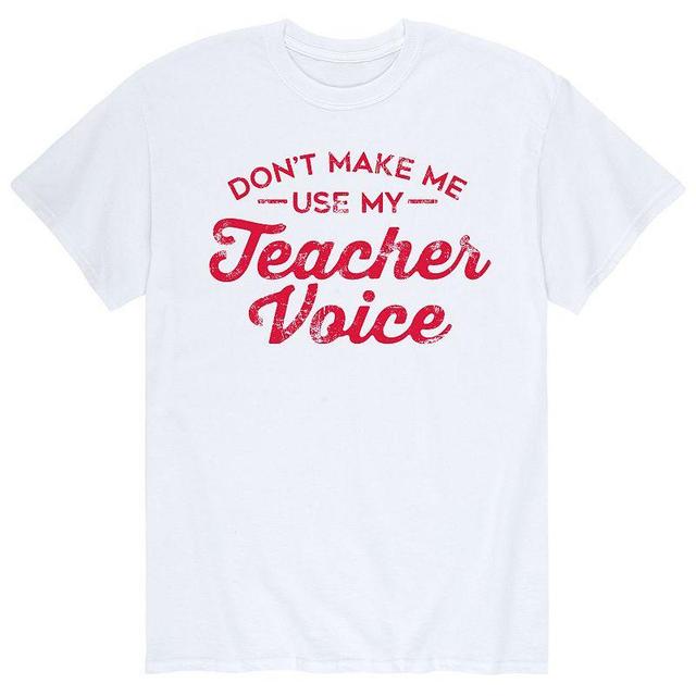 Mens Teacher Voice Tee Product Image