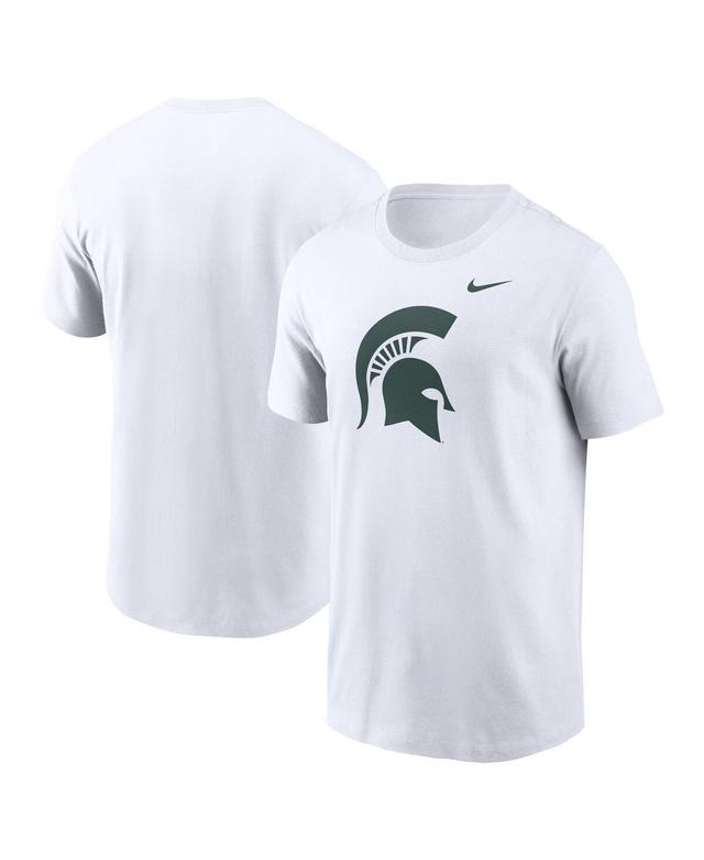 Nike Mens White Michigan State Spartans Primetime Evergreen Logo T-Shirt Product Image