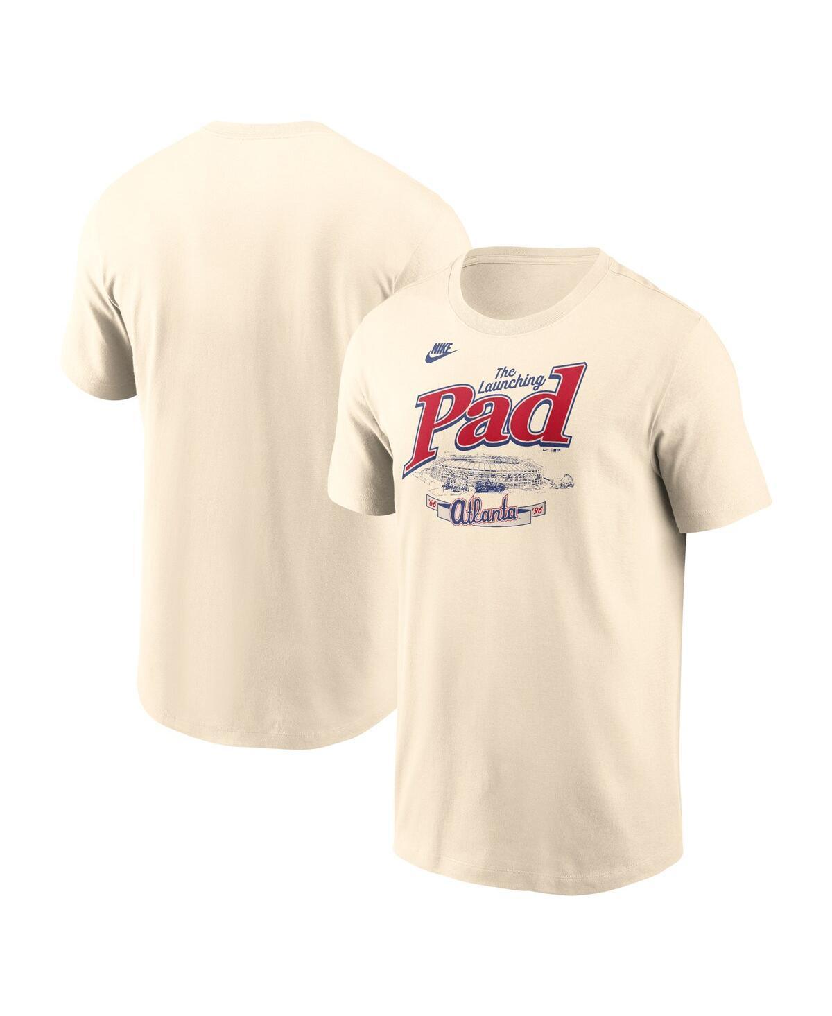 Nike Mens Cream Atlanta Braves Local Home Town T-Shirt Product Image