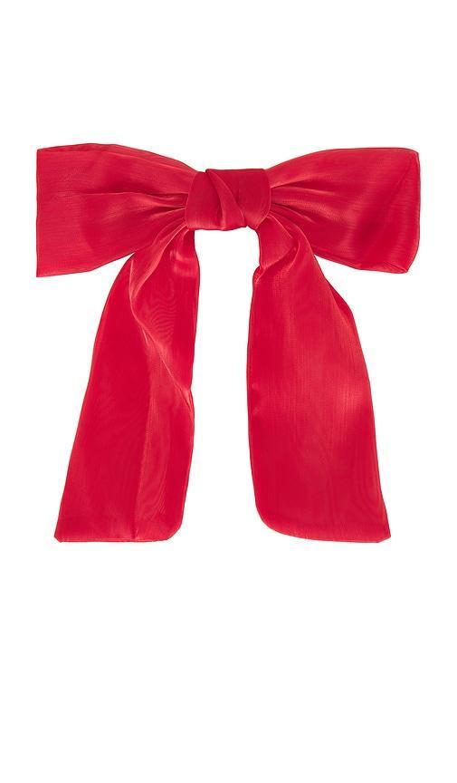 Lovers and Friends Amelie Bow Hair Clip in Red Product Image