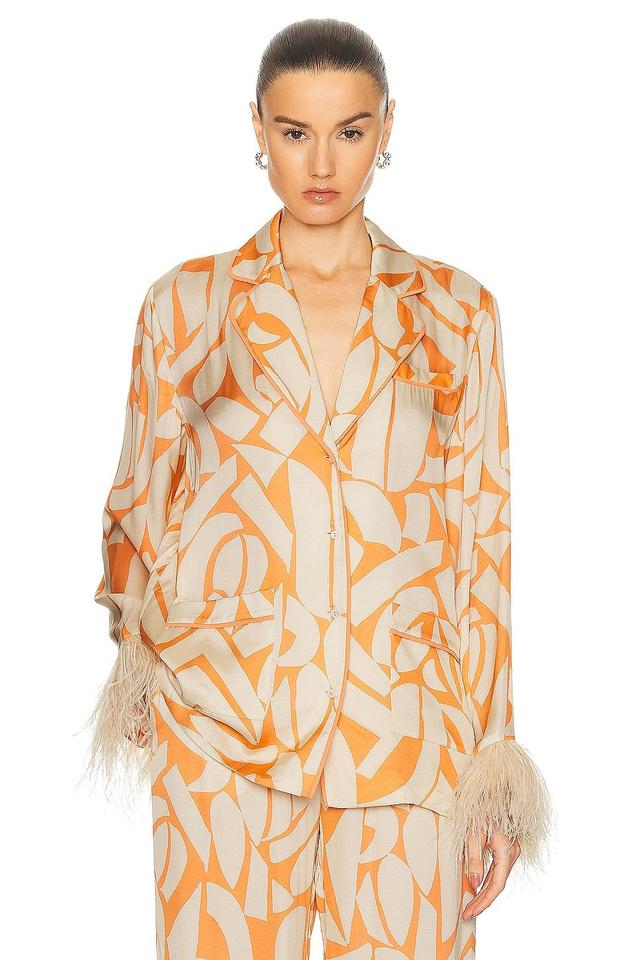 Alexis Braza Top Orange. (also in ). Product Image