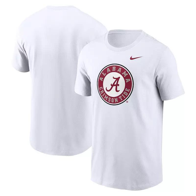 Nike Mens White Alabama Crimson Tide Primetime Evergreen Alternate Logo T-Shirt Product Image