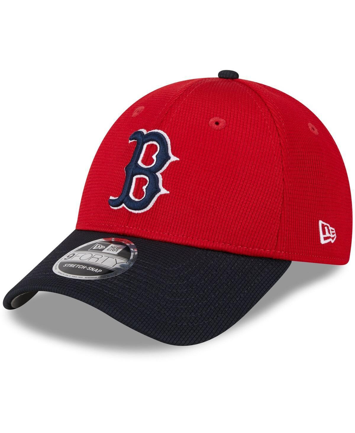 Mens New Era Red Boston Red Sox 2024 Batting Practice 9FORTY Adjustable Hat Product Image