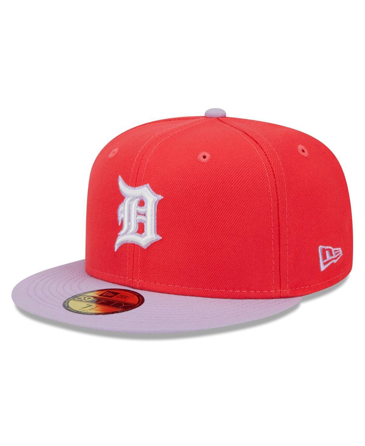 Mens New Era /Lavender Detroit Tigers Spring Color Two-Tone 59FIFTY Fitted Hat Product Image