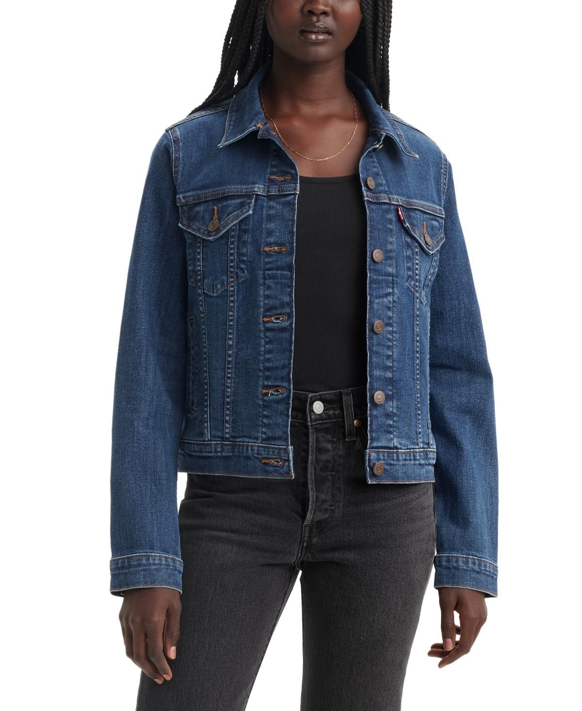 Levis Womens Original Cotton Denim Trucker Jacket Product Image