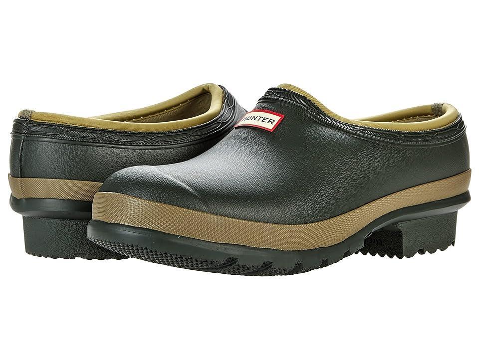 Hunter Gardener Neo Lined Clog (Dark/Olive) Men's Shoes Product Image