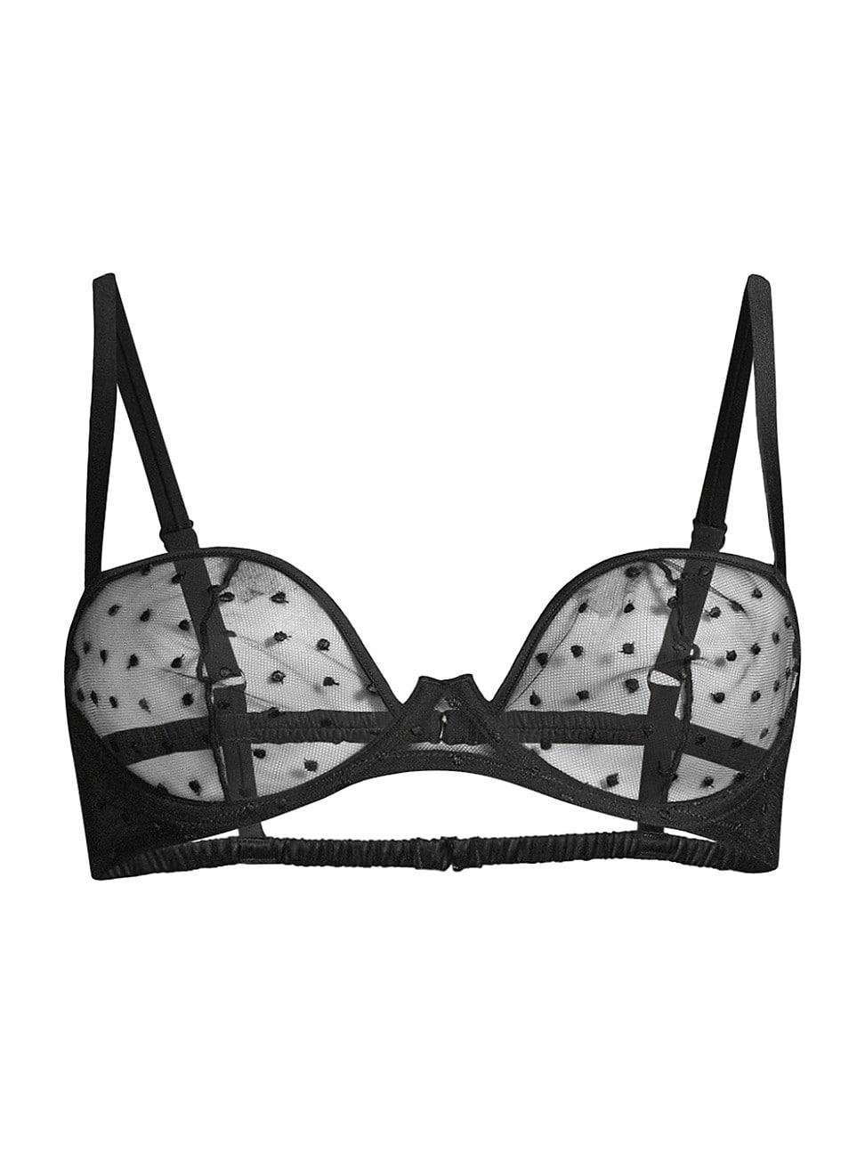 Womens Merci Polka Dot Balconette Bra Product Image