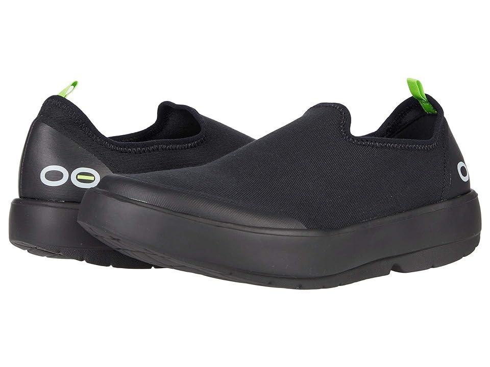 OOFOS OOmg Low eeZee (Black) Women's Shoes Product Image