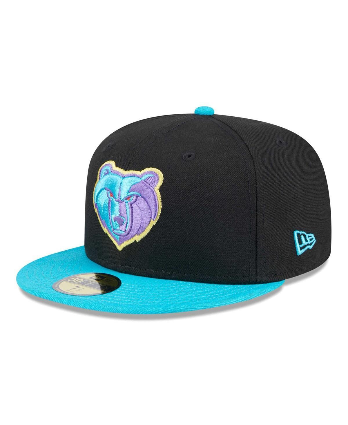 Mens New Era Black/Turquoise Memphis Grizzlies Arcade Scheme 59FIFTY Fitted Hat Product Image