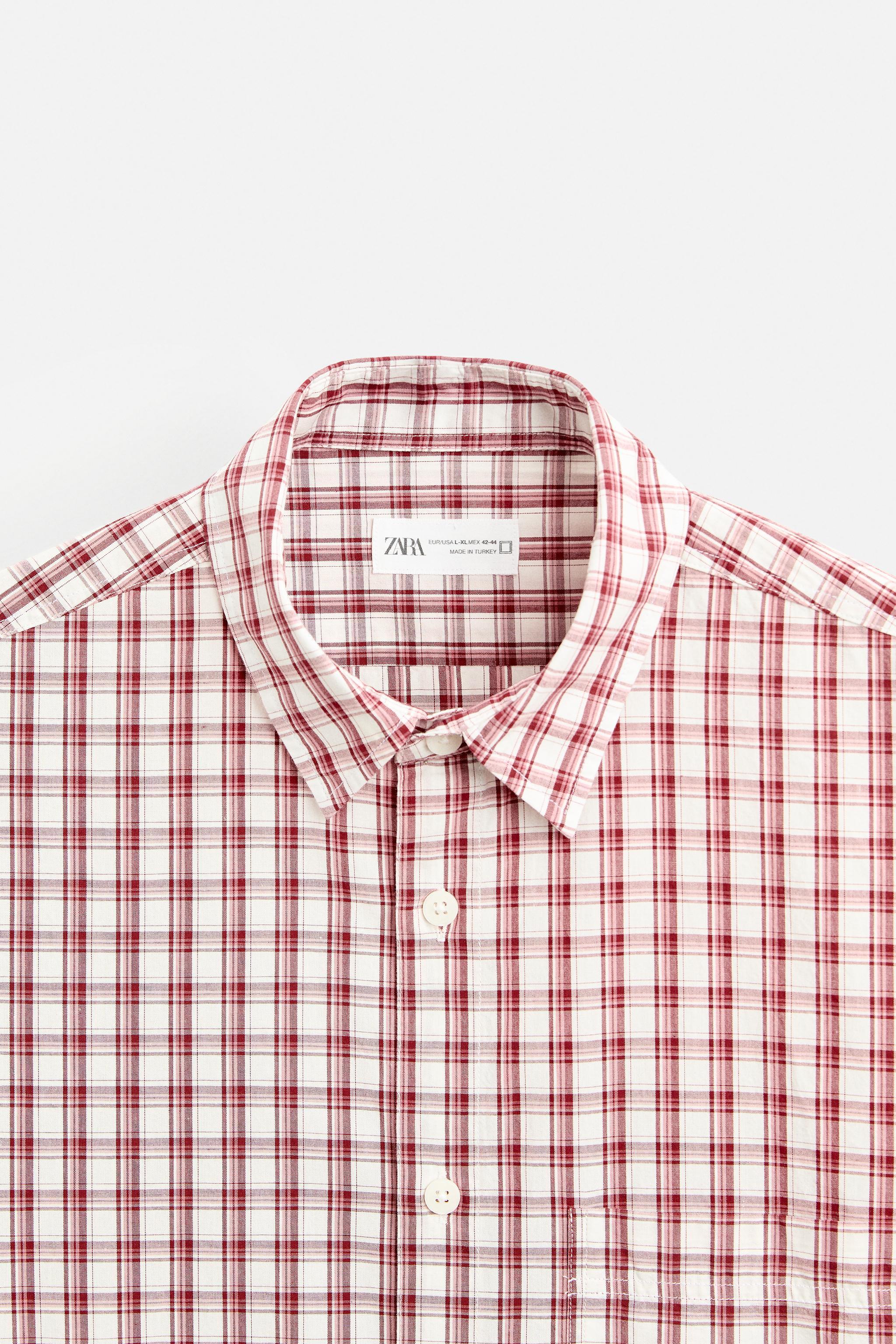 BOXY FIT PLAID SHIRT Product Image