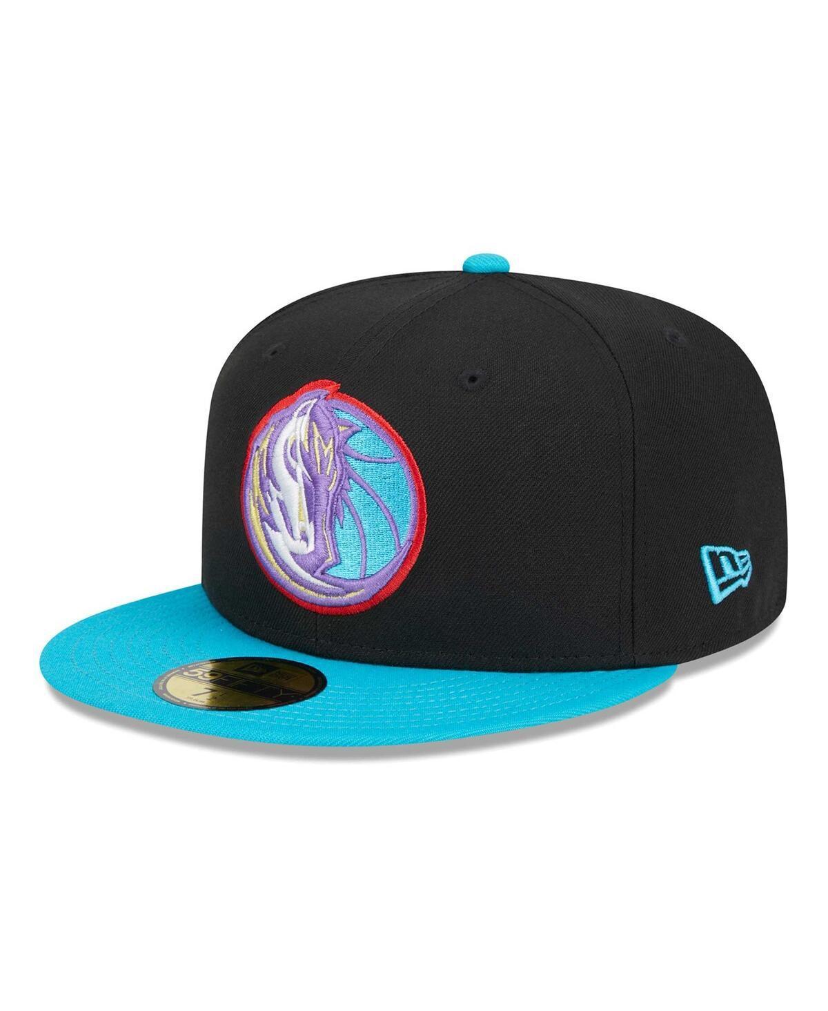 Mens New Era /Turquoise Dallas Mavericks Arcade Scheme 59FIFTY Fitted Hat Product Image