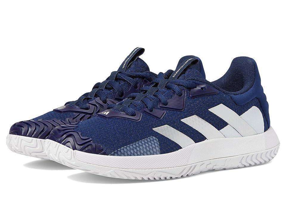 adidas SoleMatch Control (Team Blue/Matte Silver/White) Men's Shoes Product Image