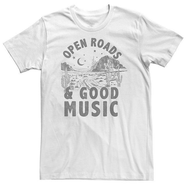 Big & Tall Open Roads & Good Music Desert Tee, Mens Product Image