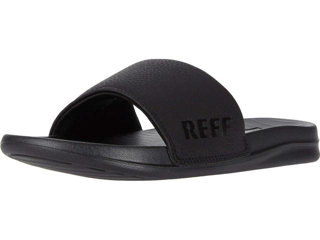 REEF One Womens Slide Sandals Black Product Image