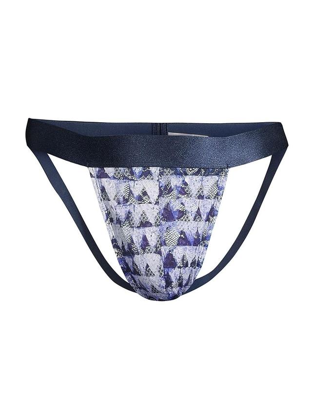 Mens Never Animal Print Jock Strap Product Image