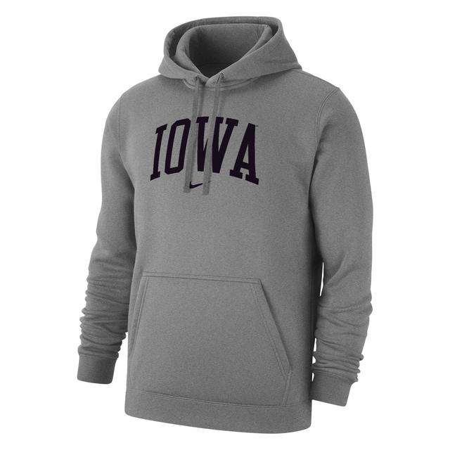 Ohio State Club Fleece Nike Men's College Pullover Hoodie Product Image