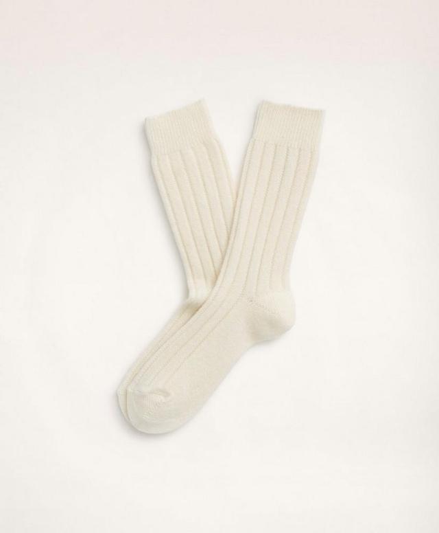 Cashmere Blend Ribbed Socks Product Image