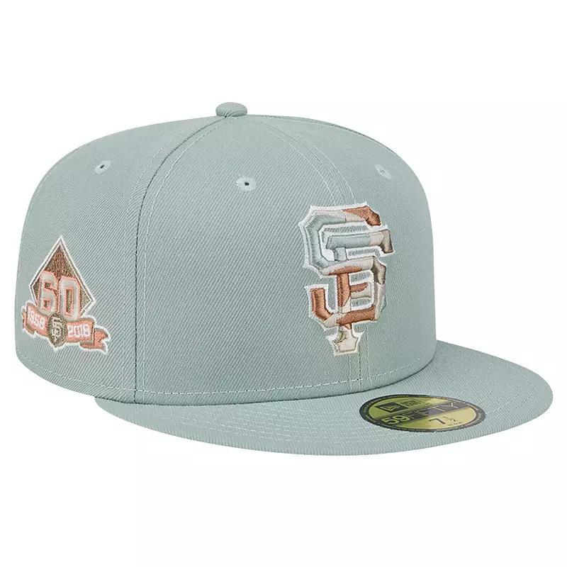 Mens New Era San Francisco Giants Spring Forest 59FIFTY Fitted Hat Product Image