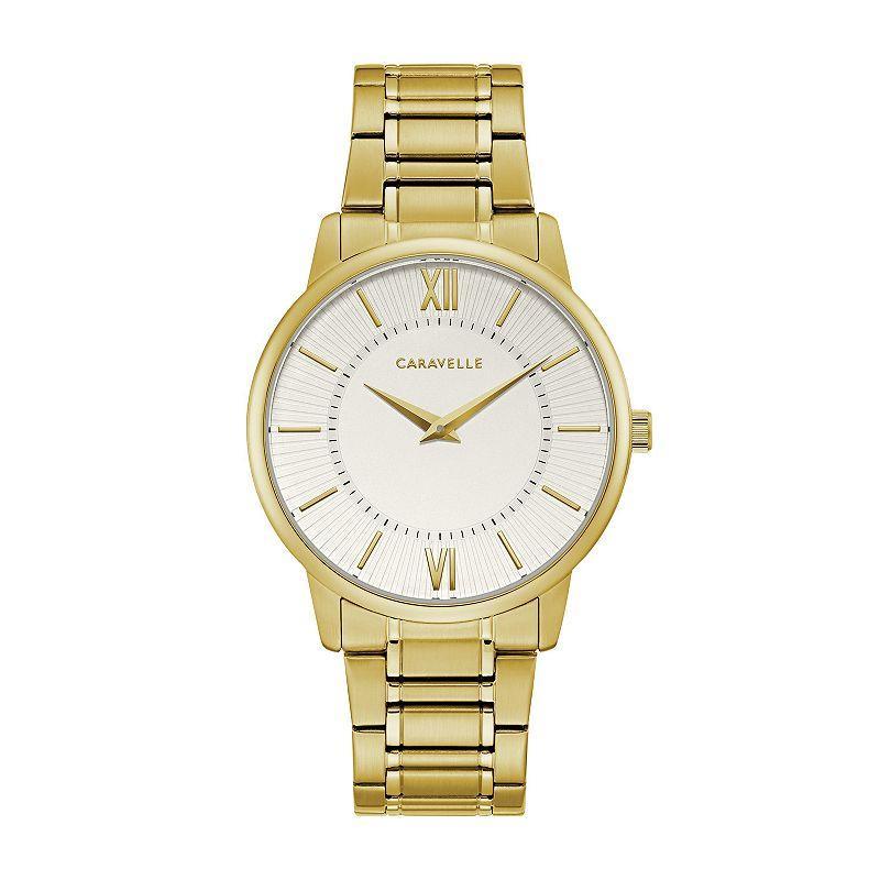 Caravelle by Bulova Mens Gold-Tone Watch - 44A114 Product Image