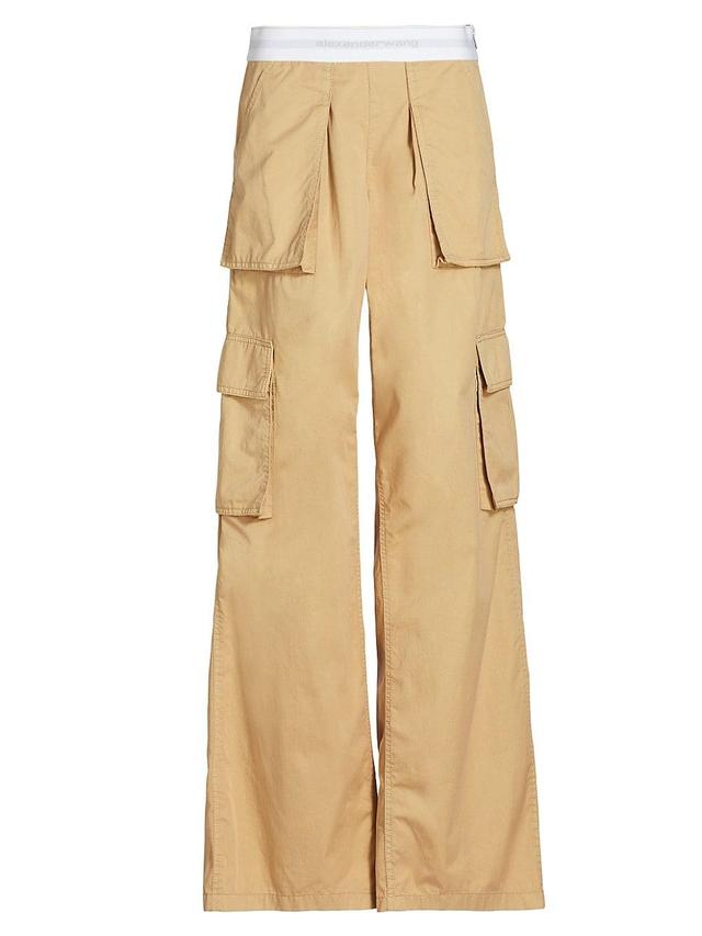 Womens Rave Mid-Rise Cargo Pants Product Image