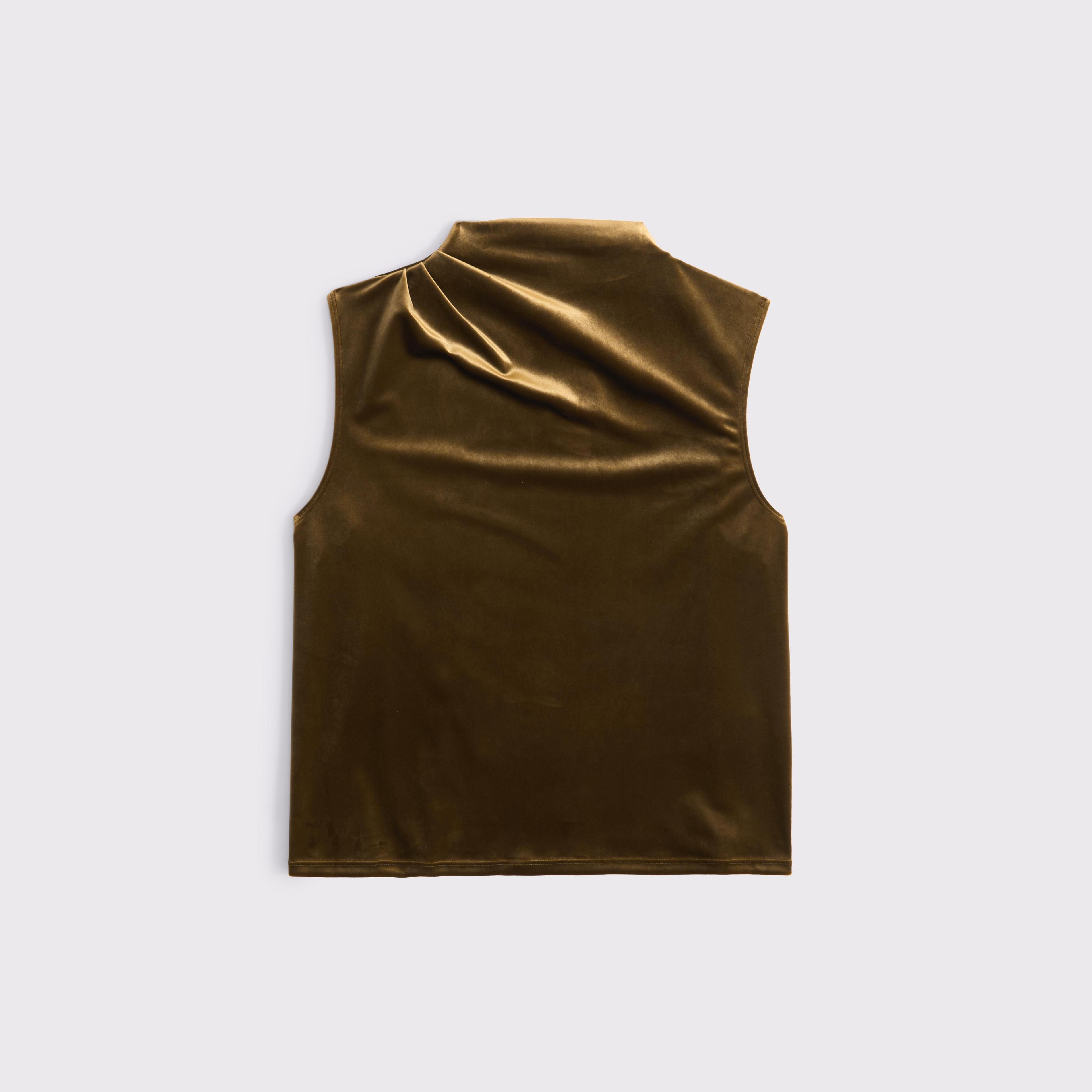 Sleeveless Grown-On Mockneck Top Product Image